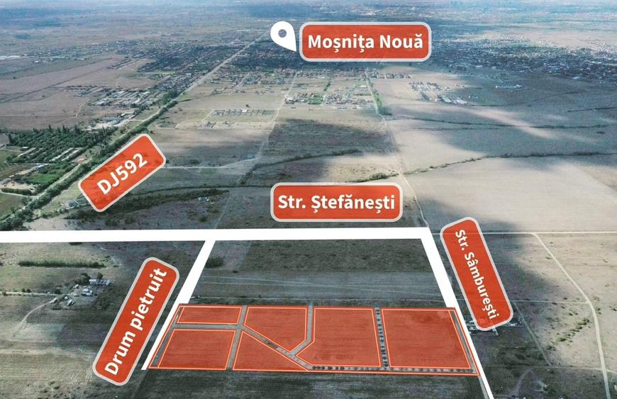 Parcele de teren intravilan la doar 500m de Drumul Judetean - 3