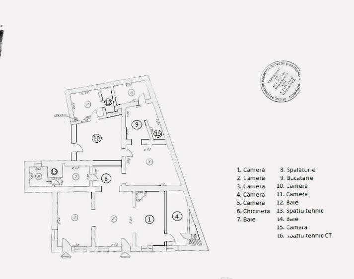 6 camere apartament spațios la 4 min de Parcul Carol, parter vilă, 130 mp - 20