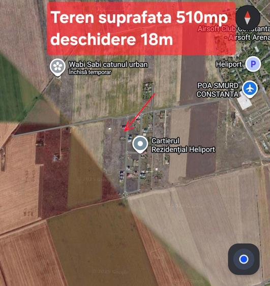 TEREN 510MP Cartierul Heliport-Tom intre vile - 2