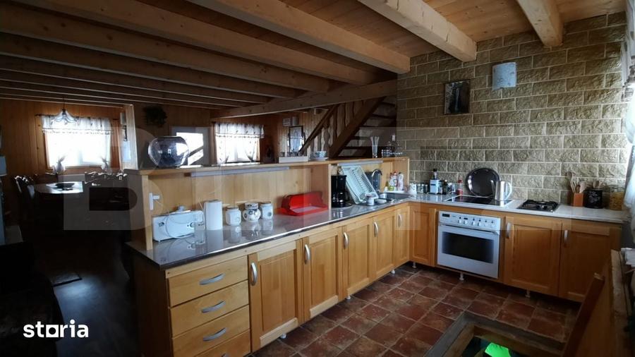 Cabana moderna din lemn 2017, 4 dormitoare, ?emineu, Tau Bistra - 2