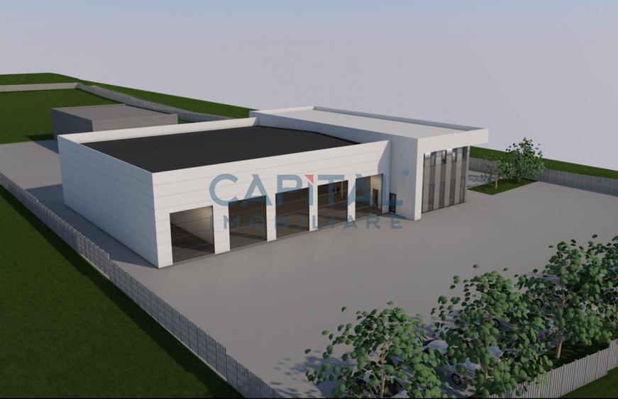 Fara comicion! Teren 10000 mp, front 60 m la DN, A/C HALA service auto, Iclod CJ - 3