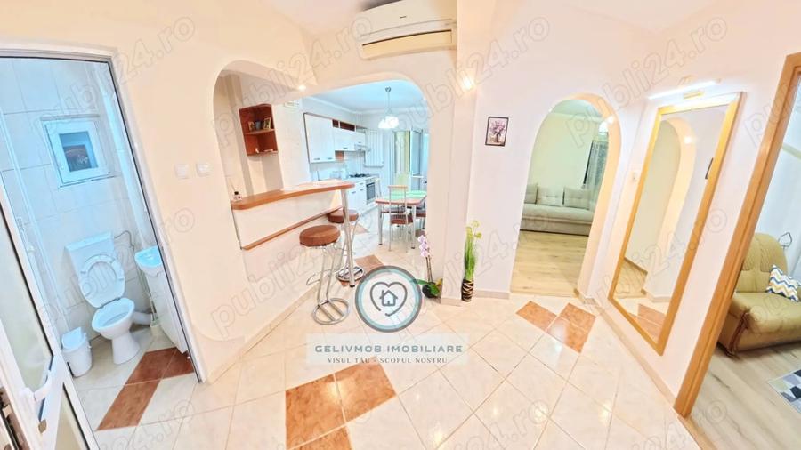 Ultracentral Ploiesti-3 cam, 2 bai, 2 balcoane, renovat+mobilat+utilat - 9