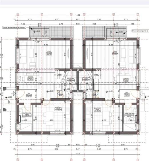 Duplex despartit prin camera tehnica - bucatarie inchisa - living generos - 4