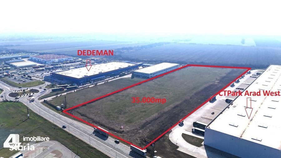 Teren intravilan 35.000 mp Zona strategica Expo Arad - 1