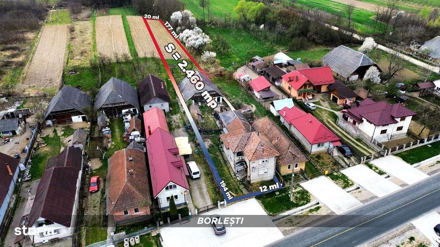 Casa din caramida cu teren generos de 2460 mp si anexe, in Borlesti - 11