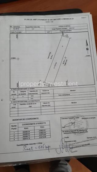 Teren Intravilan | Popesti | L1C UTR | utilitati 20m | 515mp
