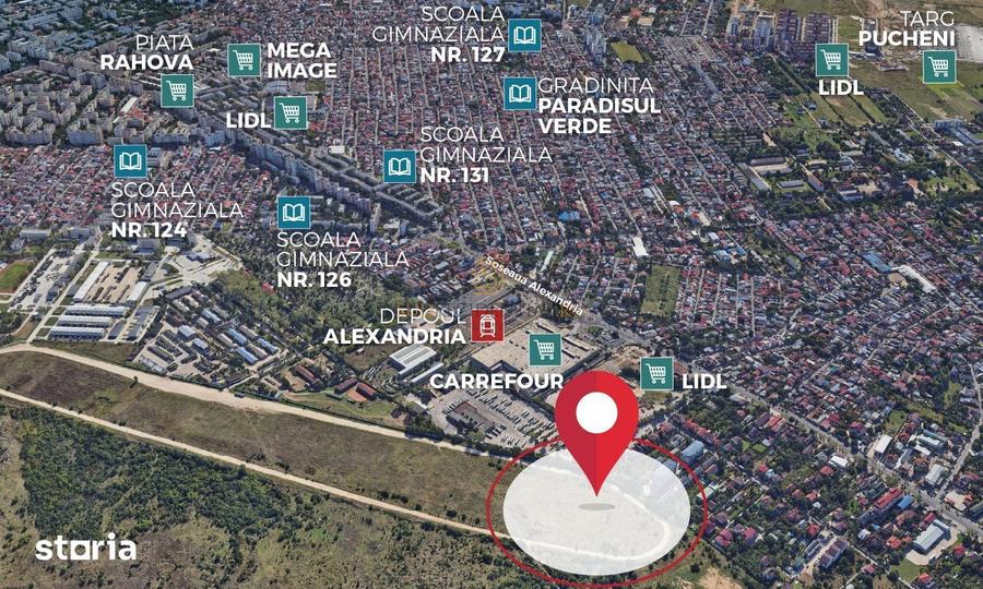 Teren de 6226 mp, în Central