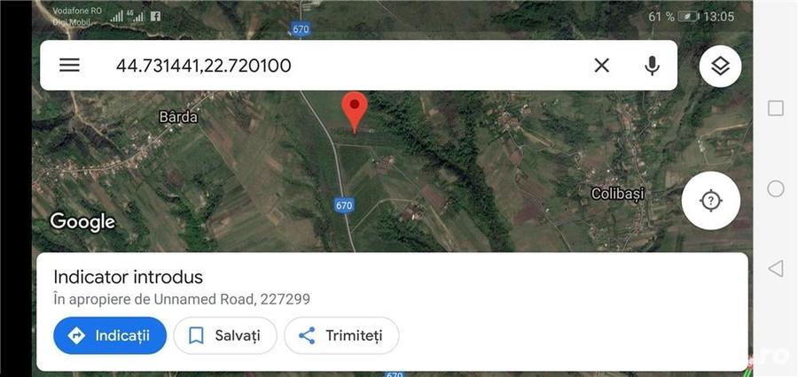 Teren de 11000 mp, în Malovăț