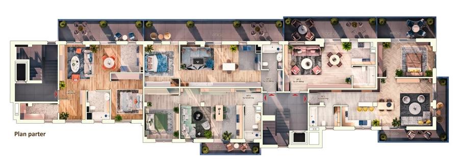 Ansamblu Rezidential cu Ap de 1, 2 si 3 camere, Dorobantilor - 1