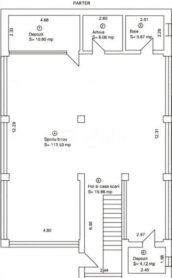 Spatiu de birouri la cheie 150 mp utili 5 parcari zona Valea Aurie - 9