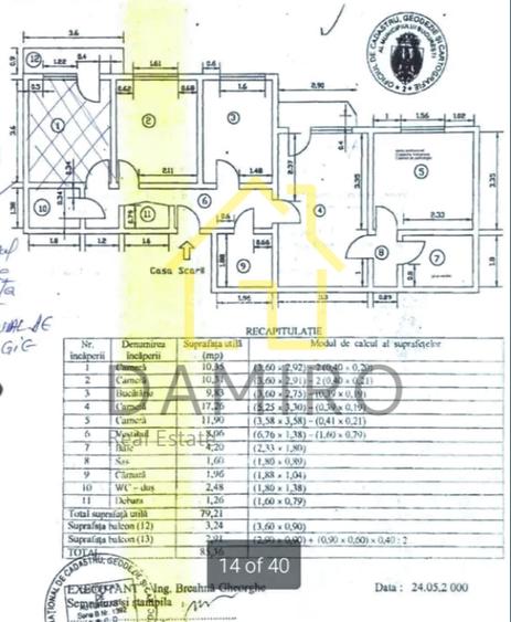 Apartament 4 Camere Calea Mosilor Fainari 5 Minute Metrou Obor Centrala Proprie