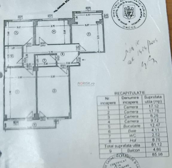 4 Camere Decomandat | Bloc 1981 | Ștefan cel Mare | 86MP - 14