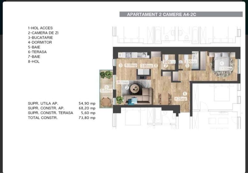 Apartament 2 camere Belvedere Residence Tei/Floreasca - 2