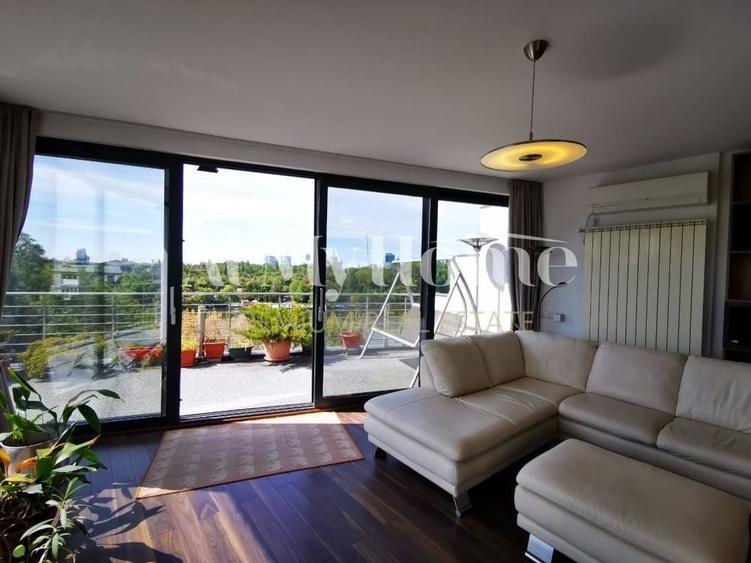 Duplex Spectaculos cu 5 camere, vedere libera Herastrau, mobilat modern, parcare - 1