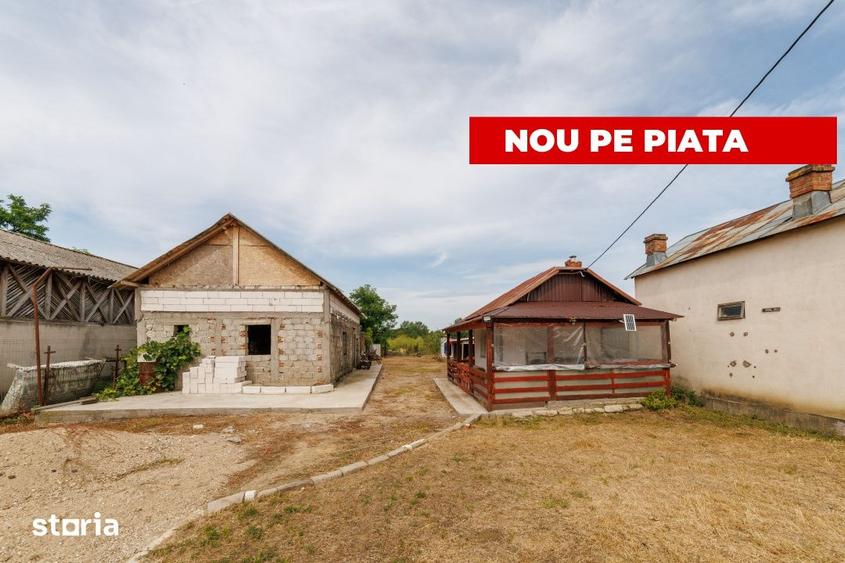 Casă cu 1 camere cu Teren 2140 Mp în Ciești