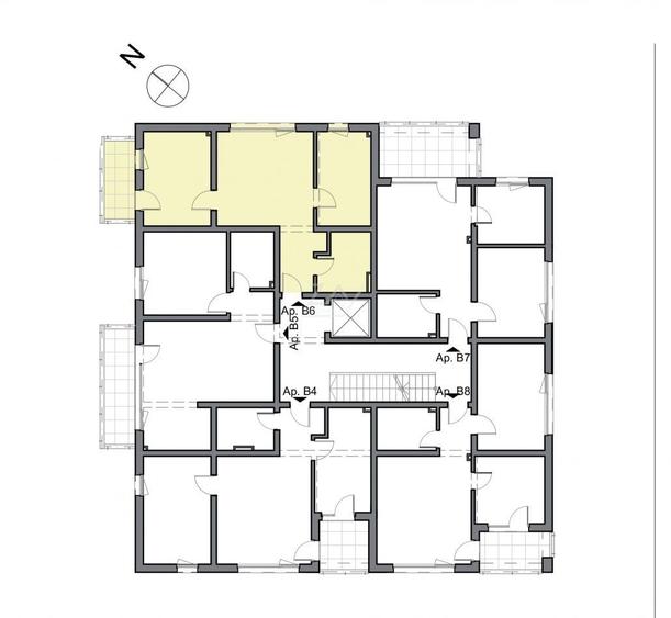 Apartament cu 2 camere semidecomandat în Freidorf