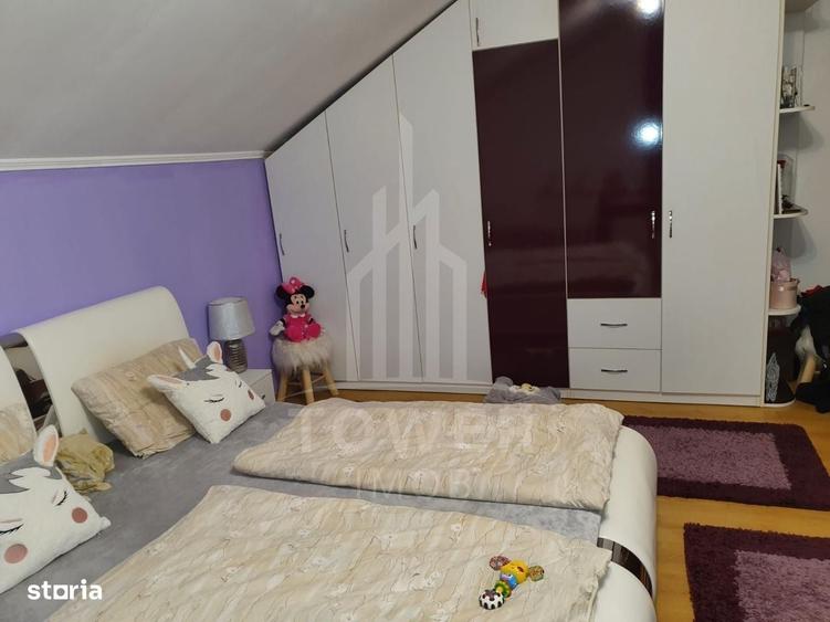 Apartament spatios 3 camere, 99 mp, mobilat si utilat, cu pod etaj 2 - 8
