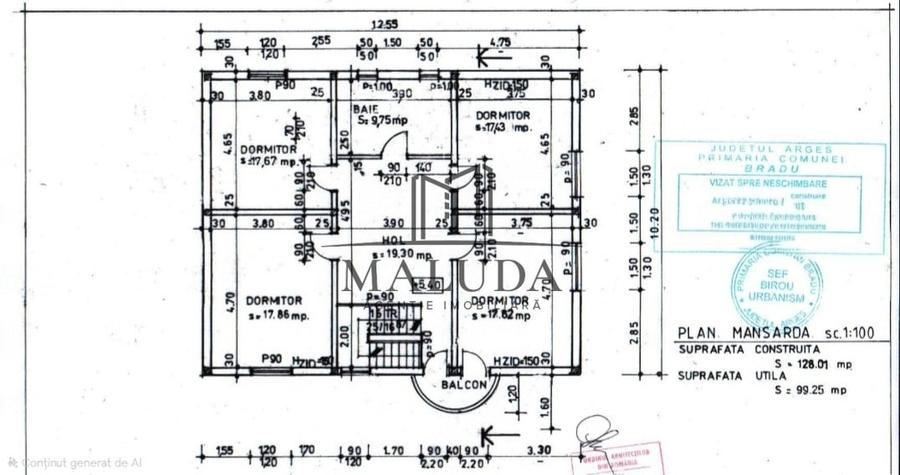 Spațiu comercial, de 301.26998901367 mp, în Bradu