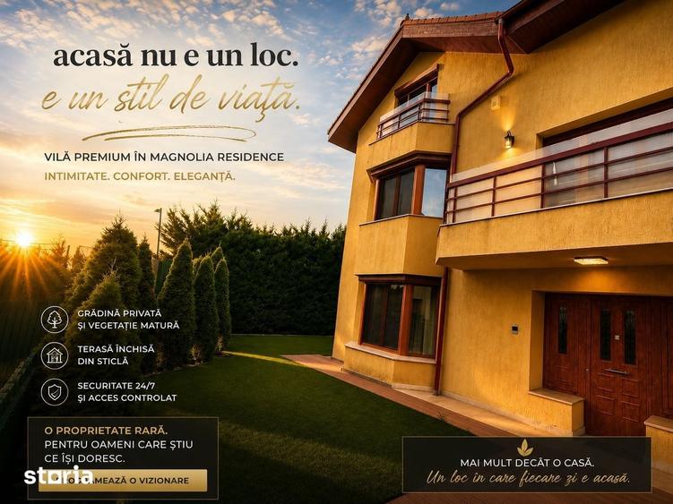 VILA DE EXCEPTIE-MAGNOLIA RESIDECNE- 400 MP UTILI - 336 MP CURTE- - 1