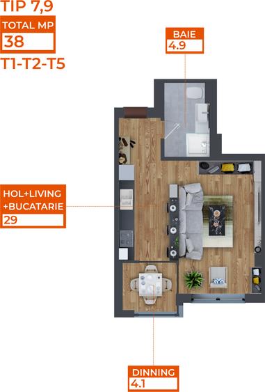 Comat Towers  | Finalizat |  Studio | TIP 9 | 38mp - 20