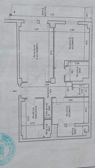 Vand apartament 3 camere Capitol/Mircea - 1