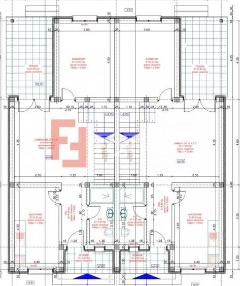 Duplex 4 camere, toate utilitatile, drum pavat