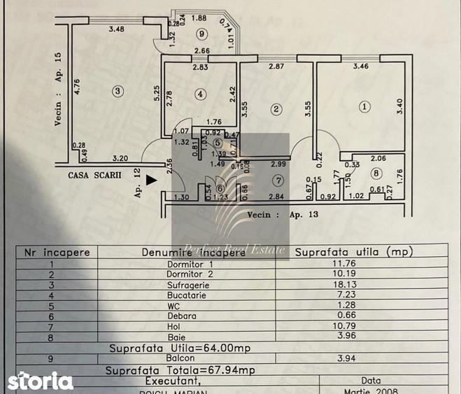 Apartament 3 camere de vanzare Zona Catanga / Institutul de Marina - 8