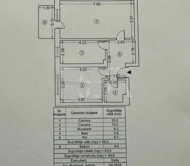 Apartament 2 Camere | Exigent Plaza Faza 5 | in curs de amenajare - 1