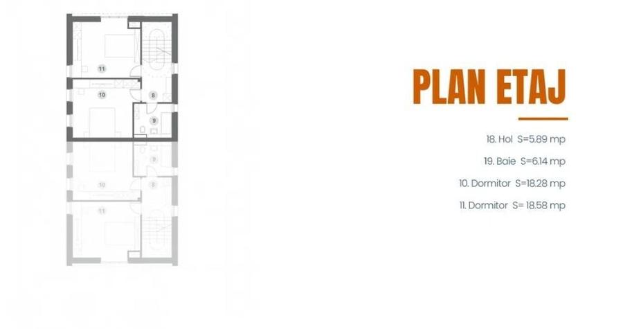 Locuință tip duplex cu design modern și curte proprie | 800m Colosseum mall - 7