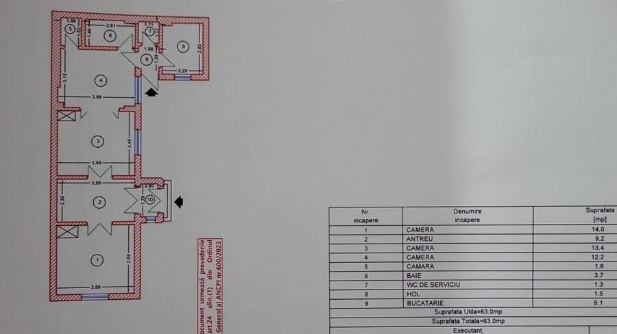 Casa de inchiriat | 13 Septembrie- Rahova | 3 camere | Pretabil Birouri - 17