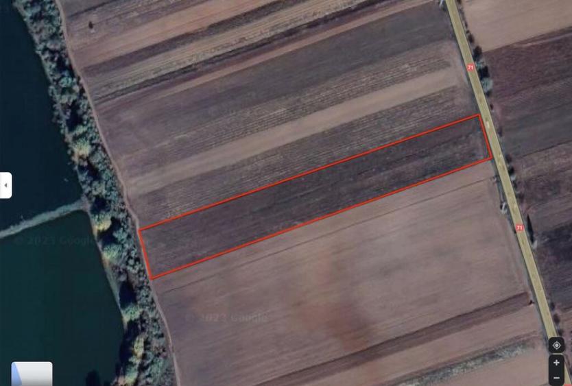 Teren Nucet 8018m Deschidere 21m la DN71 Targoviste - 2