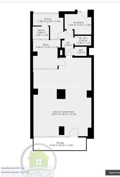 De inchiriat spatiu comercial  Gh Lazar