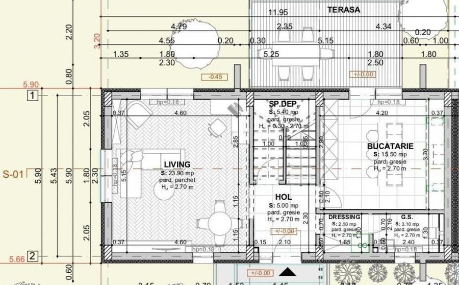 Vila 5cam-indiv la calcan-perete propriu/centru Popesti L... - 7