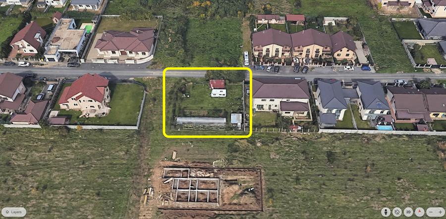 Teren Chisoda str Marului 668 mp cu doua fronturi utilitati si asfalt - 1