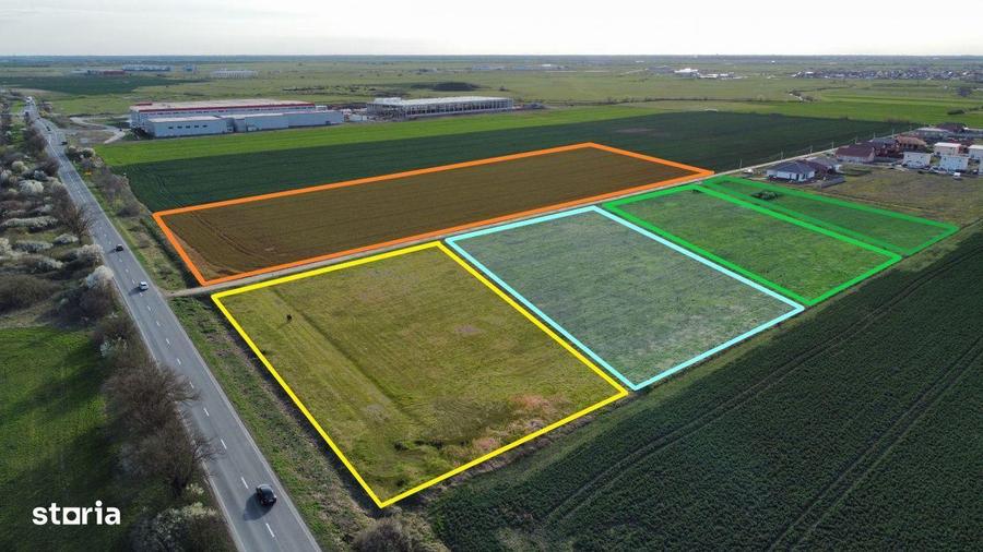 Sanandrei - Parcela Albastra - PUZ Industrial - utilitati complete - C - 1