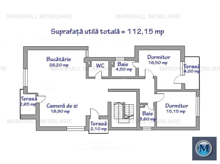 Apartament 3 camere de vanzare, zona Democratiei, 112.15 mp #12716 - 1