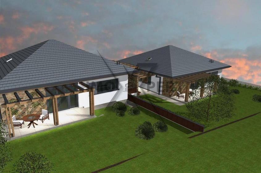 Casa Individuala finalizata, pe un singur nivel , teren 500 m2, Popesti, Baciu! - 3