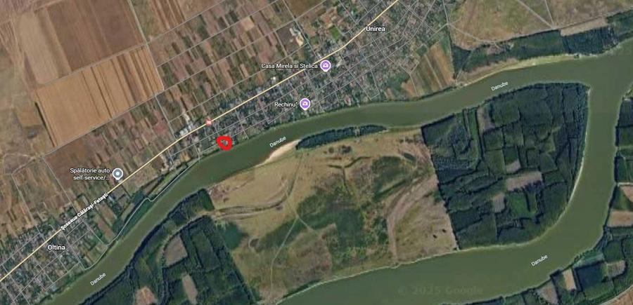 Vand teren intravilan cu deschidere la apa, asfalt, utilitati - 7