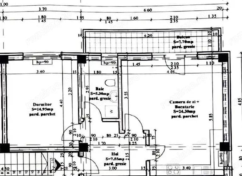 Apartament 2 Camere Hlincea cu Terasa - 8