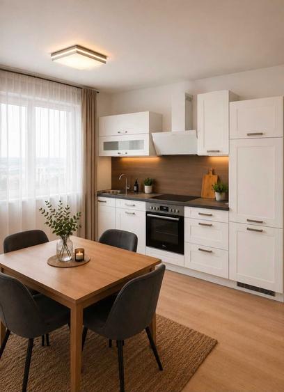 Apartament cu 2 camere semidecomandat în Rediu