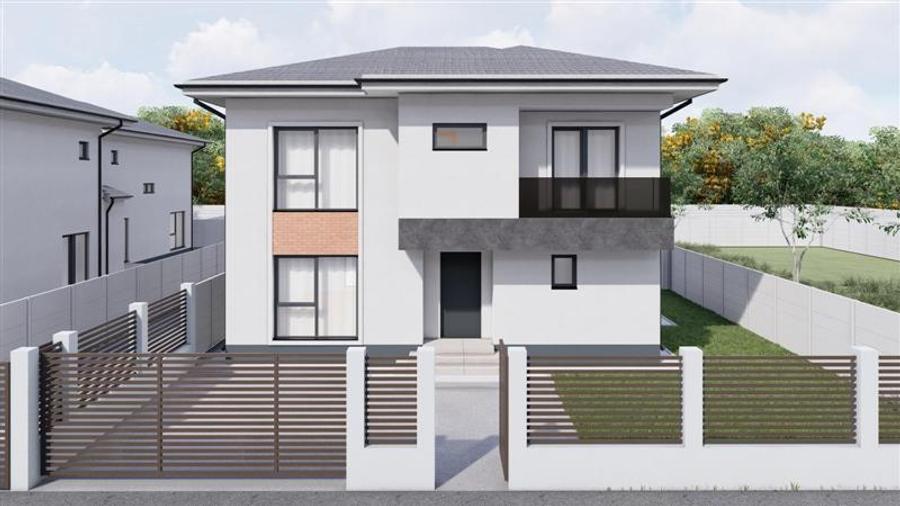 Casă individuală cu 4 camere cu Teren 355 Mp în Central