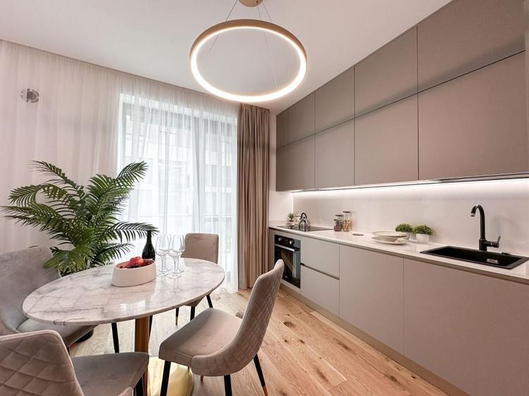 Apartament cu 2 camere semidecomandat, mobilat în Tunari