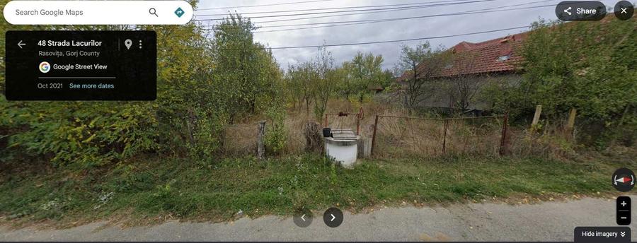 Teren 2.942 mp, Rasovita utilitati, zona linistita. - 3