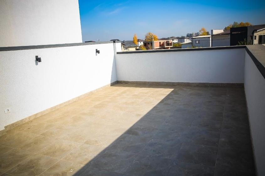 Pantelimon, Vila P+1+M, Multiple Terase, Singura in Curte, Teren Liber Adiacent - 9