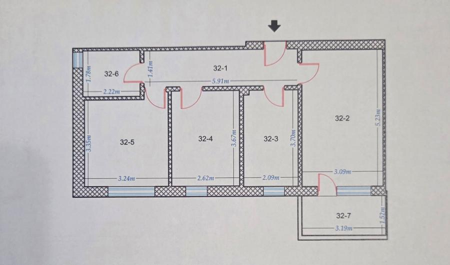 Apartament 3 camere - zona Grand Arena  - 8