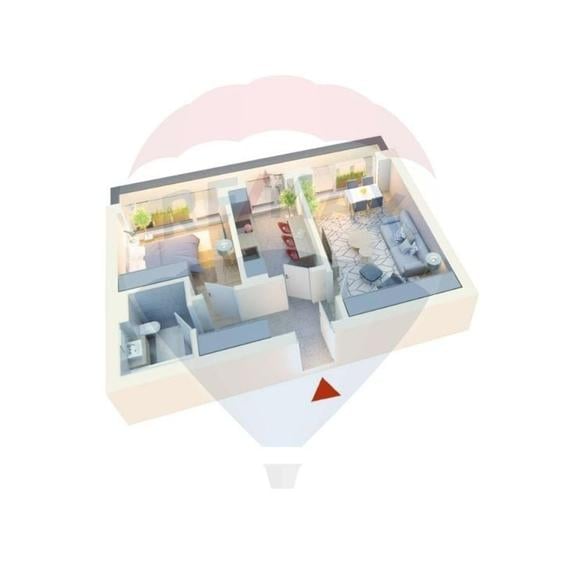 Apartament 2 camere de vanzare zona Chitila - 3