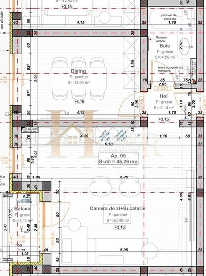 Etaj 1. Decomandat. Finisaje la alegere. - 14