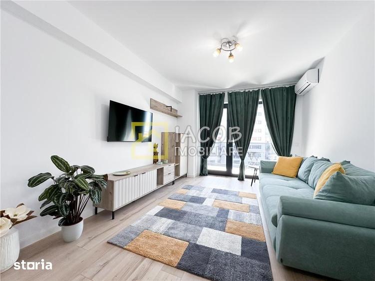 Apartament cu 2 camere semidecomandat în Central