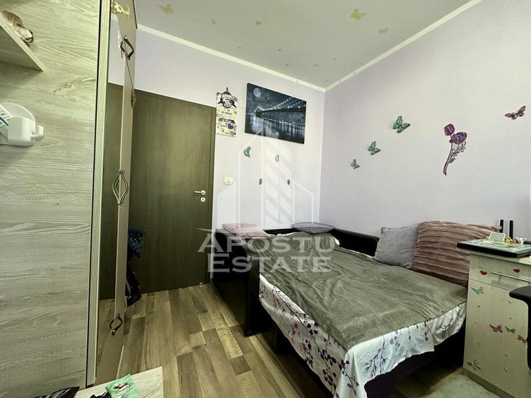 Apartament cu 3 camere mobilat si utilat la parter in Giroc la asfalt. - 12