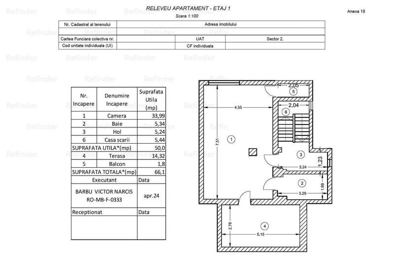 Casă cu 6 camere cu Teren 164 Mp în Vatra Luminoasă